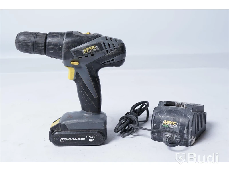 Borrmaskin - Meec Tools 060-239 med Batteri & Batteriladdare