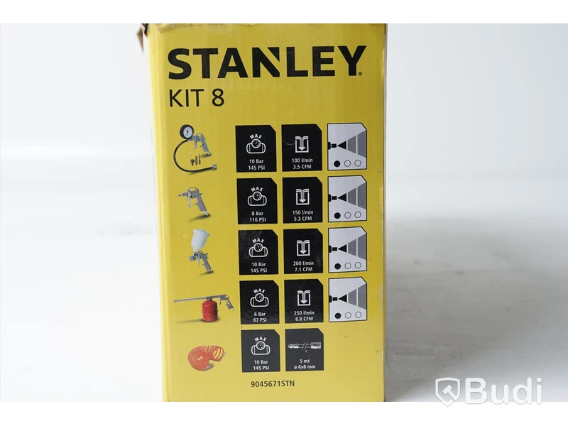 Tillbehör för Luftkompressor - Stanley Kit 8