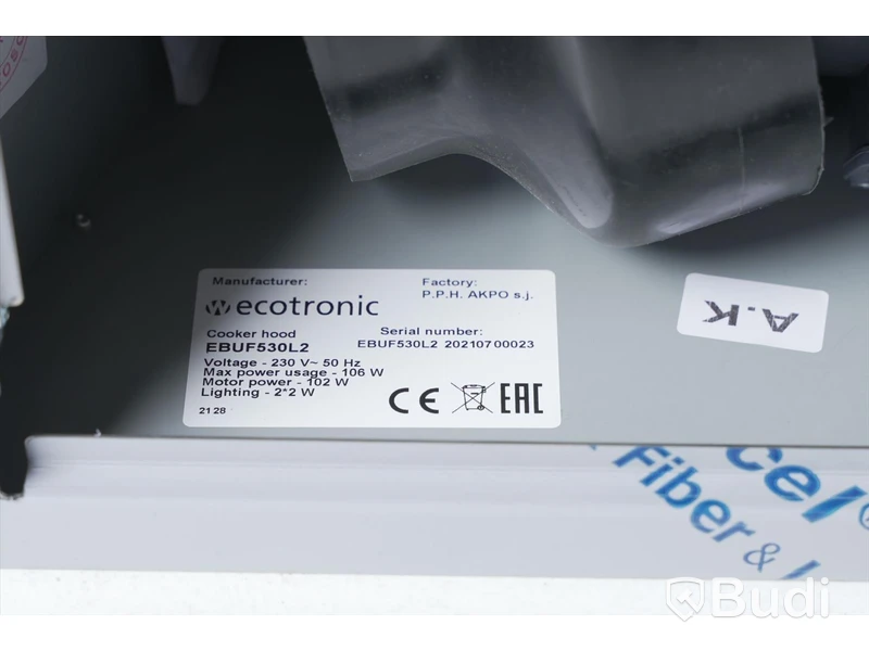 Köksfläkt - Ecotronic EBUF530L2