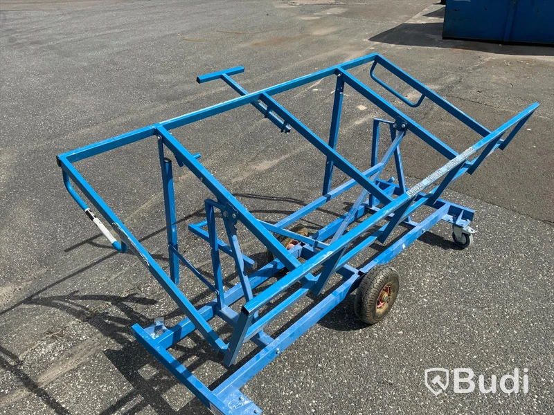 Skivtransportvagn 900mm med punkteringsfria hjul OBM Norden
