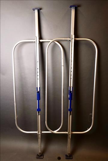 Godsstötta 2st FORANKRA ERGOBAR kort med lastbåge aluminium