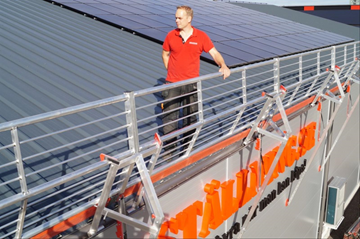 Fallskyddssystem Roof Safety System, klass C