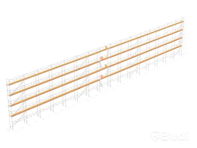 Monzon Byggnadsställning 513kvm 49x10m