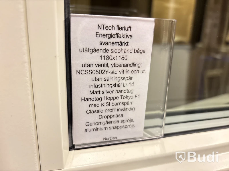 Parti monterade visningsfönster - 16 st