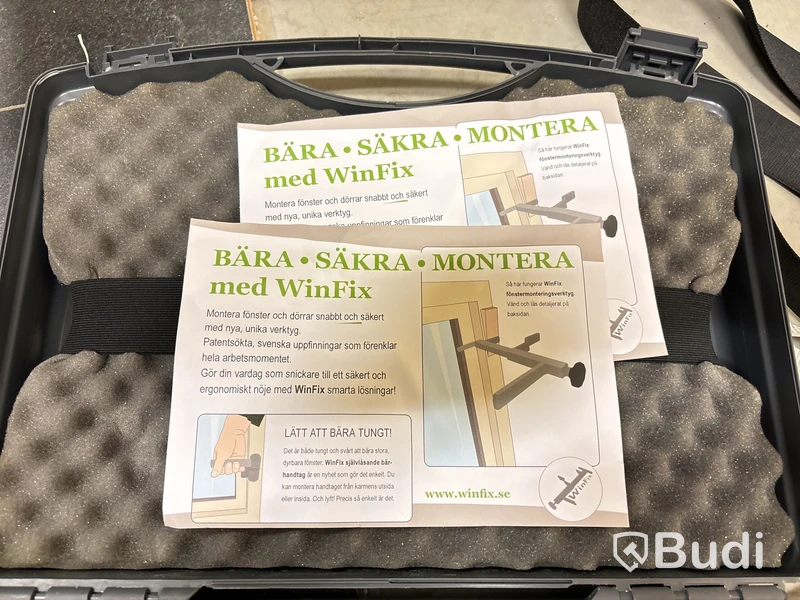 Fönstermonteringsverktyg & bärselar