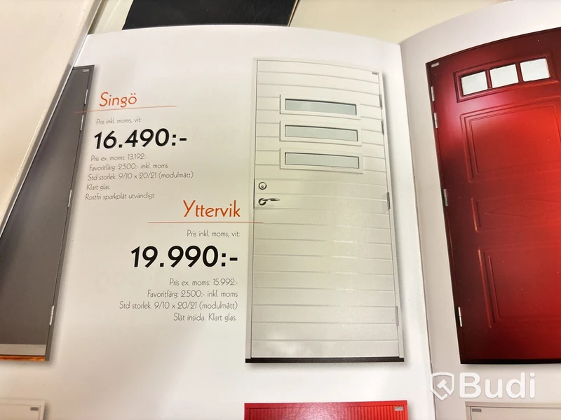 Ytterdörr Lurs Yttervik 10x21 vänster
