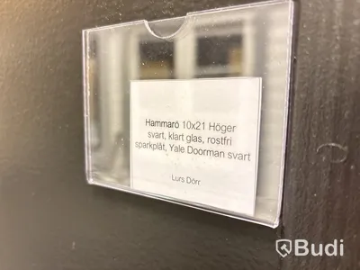 Ytterdörr Lurs Hammarö 10x21 höger med Yale Doorman