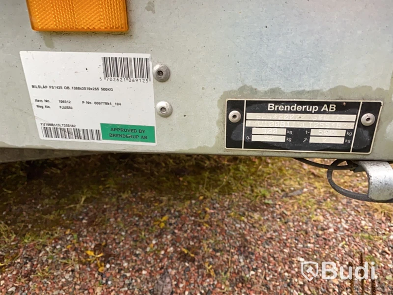 Släpvagn med grindar  Brenderup, 2020