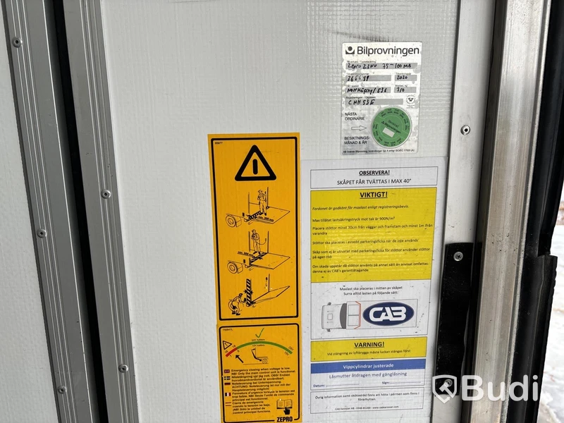 Kylbil Iveco Daily 35 2.3 (156hk) -2019 med bakgavellyft