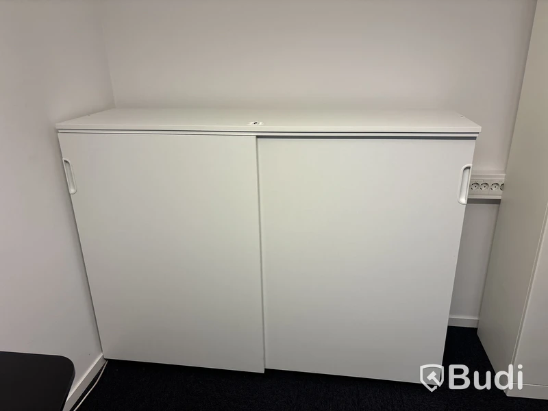 Låsbart kontorsskåp 160x45x120 cm