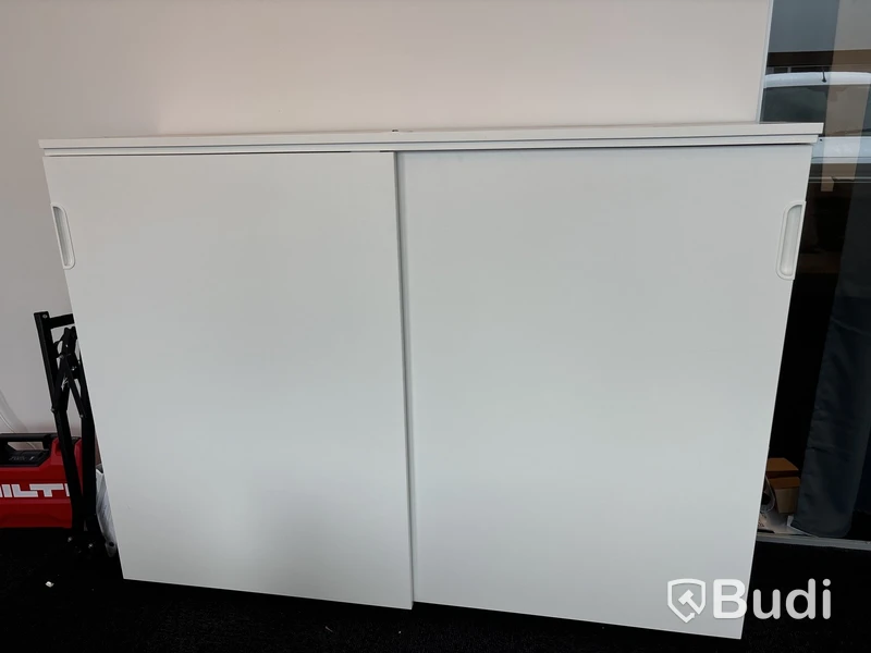Låsbart kontorsskåp 160x45x120 cm