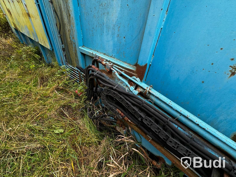 Container för glashantering med växlarkrok
