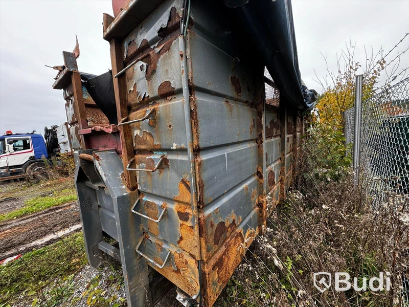 Lastväxlarflak Container med kapell