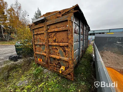 Lastväxlarflak Container med kapell