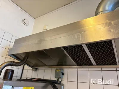 Fläktkåpa för restaurangkök.