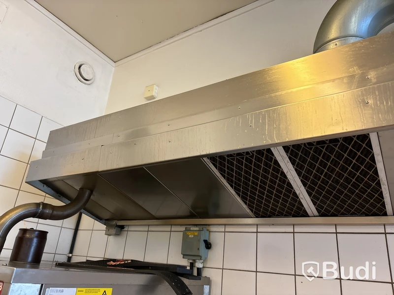 Fläktkåpa för restaurangkök.