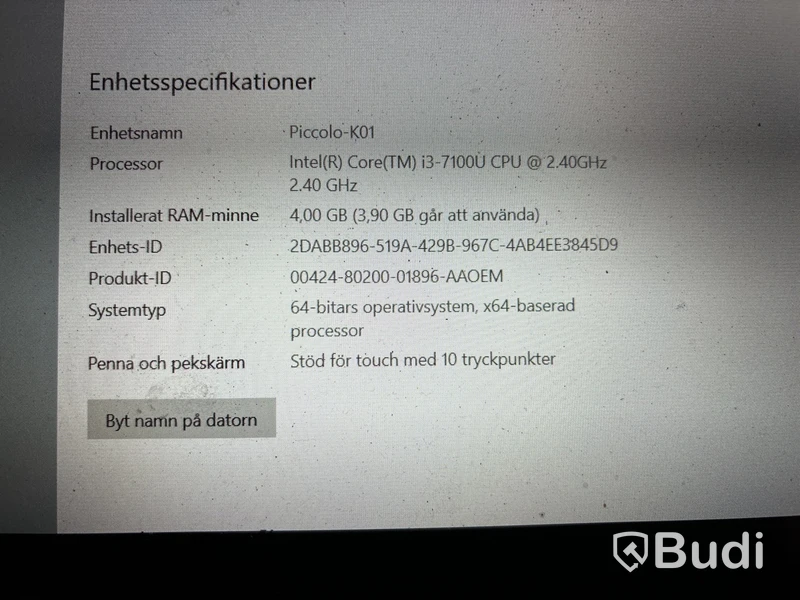 Kassaregister med touchskärm