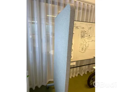 Whiteboard på hjul 100x197cm