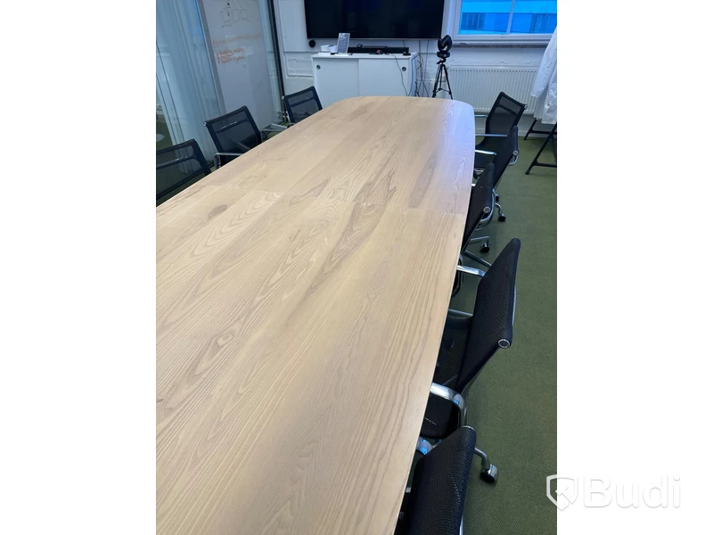 Stort konferensbord och 11 st stolar, Herman Miller Eames