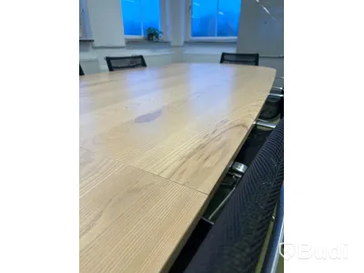 Stort konferensbord och 11 st stolar, Herman Miller Eames
