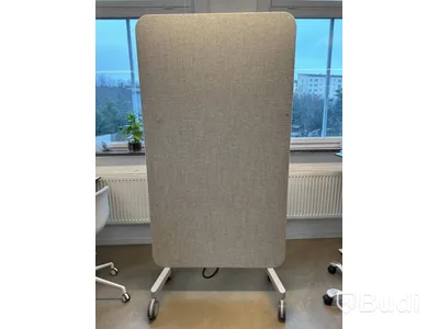 Whiteboard på hjul, 100x197cm