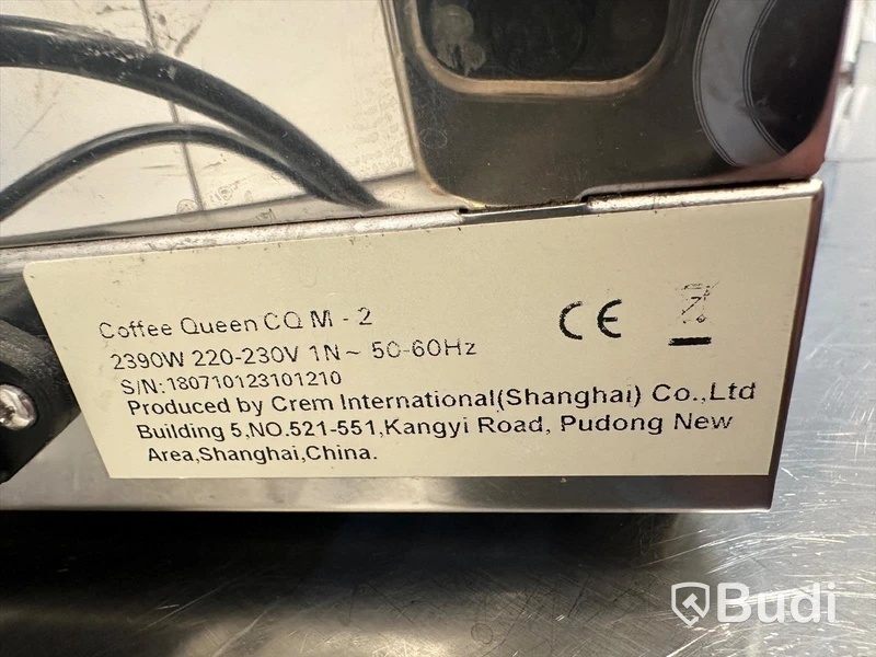 Kaffebryggare coffee queen CQM-2 inkl. 2 st kannor och kaffeburk i glas