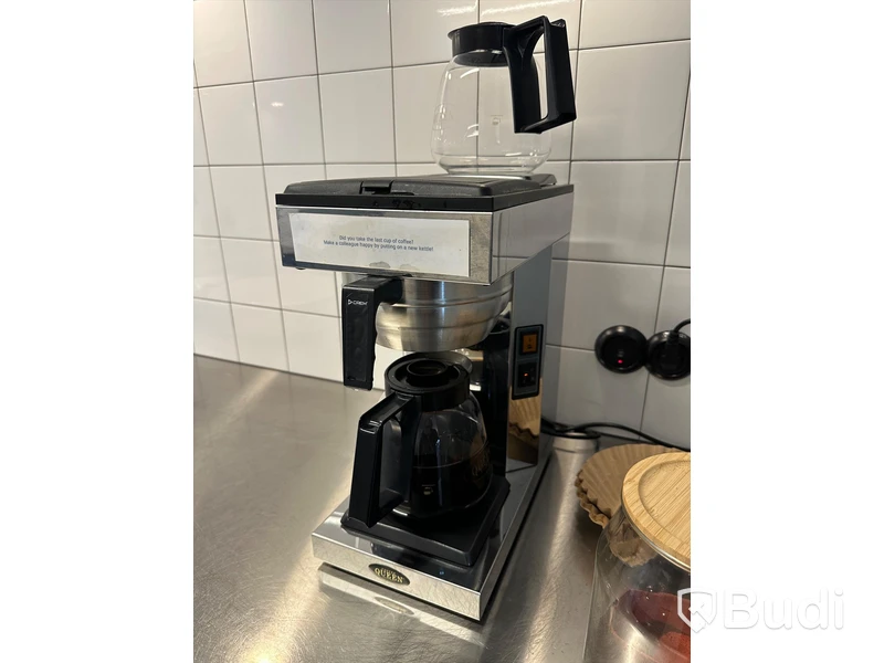 Kaffebryggare coffee queen CQM-2 inkl. 2 st kannor och kaffeburk i glas
