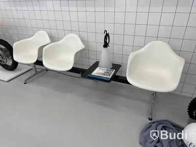Tandembänk, vitra eames original, 260 cm