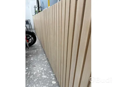 2 st Skåp, front med träpanel