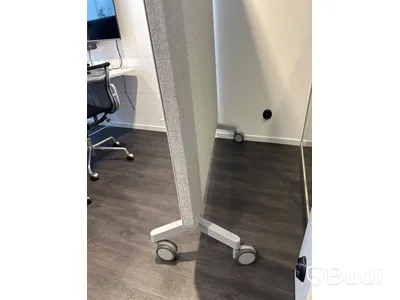 Whiteboard på hjul, 150x196 cm