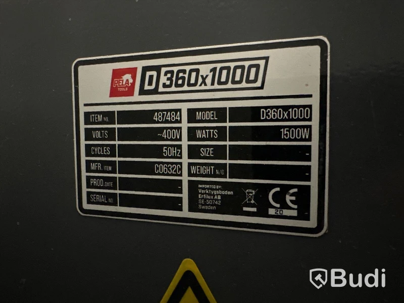 Metallsvarv Pela 360x1000