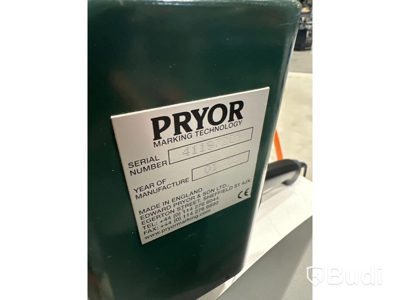 Gravyrmaskyn för ramnummer - Pryor