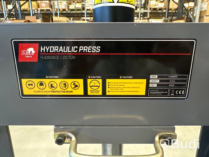 Hydraulisk press - Pela HJ0809CE 20 ton