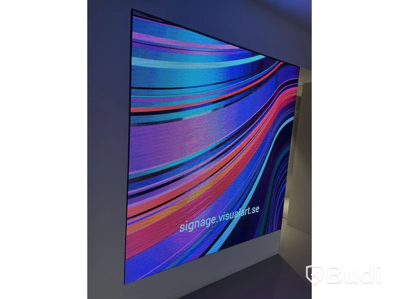 LED-Vägg, 2x2 meter. Unilumin LED USlim3, 64 paneler.