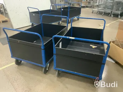 2st rullvagnar Höjd till översta punkten(handtaget): 89cm, längd 130cm, bredd: 77cm