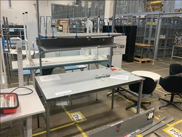Packbord med hylla 80x160