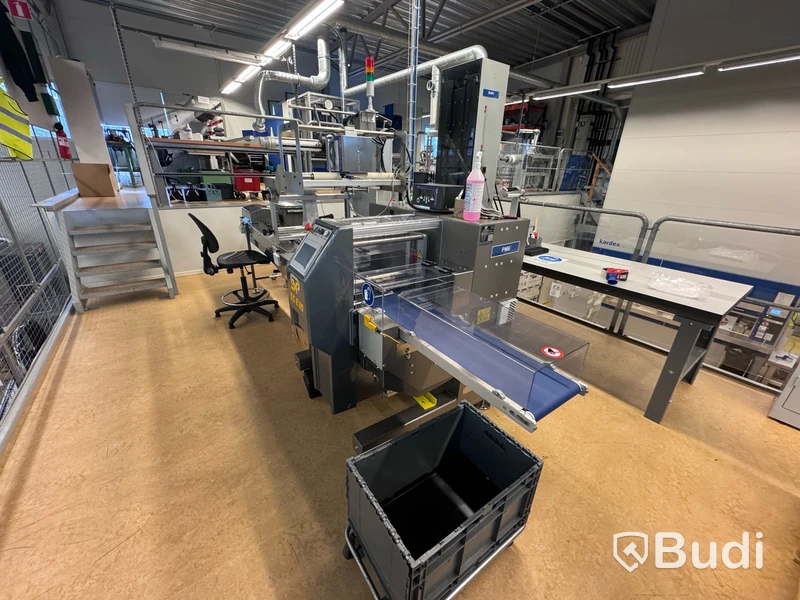 Flowpack GSP 55 Evo, förpackningsmaskin med inbyggd printer, År 2020