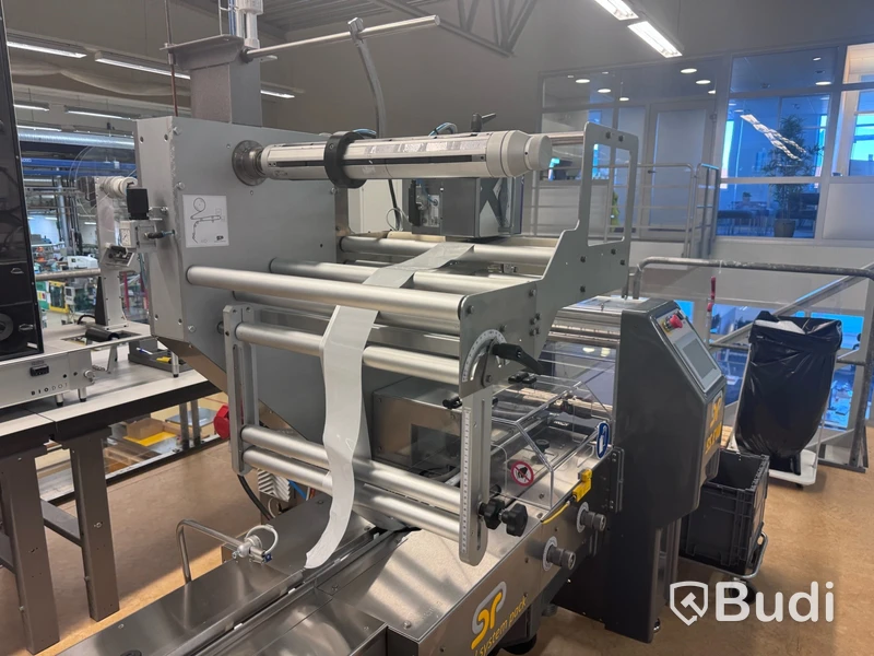 Flowpack GSP 55 Evo, förpackningsmaskin med inbyggd printer, År 2020