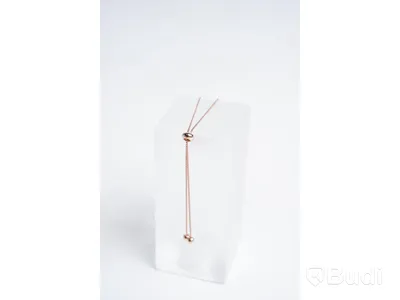 Armband med roseplättering och organiska pärlor