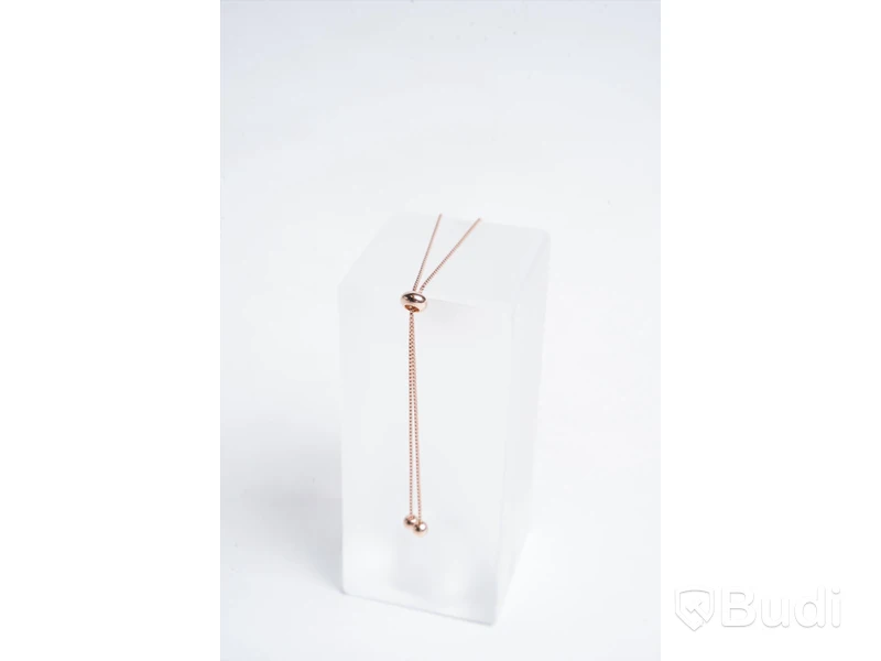 Armband med roseplättering och organiska pärlor