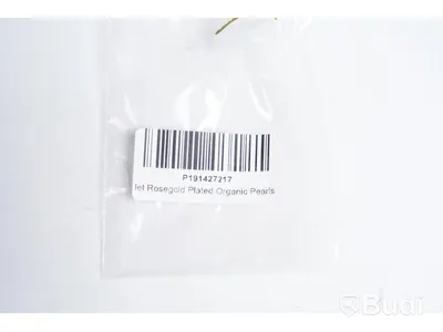 Armband med roseplättering och organiska pärlor