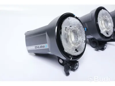 Studioblixtpaket med 2st Elinchrom D-lite2 och 2st D-lite RX2 m,m, (stort paket).