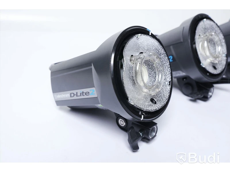 Studioblixtpaket med 2st Elinchrom D-lite2 och 2st D-lite RX2 m,m, (stort paket).