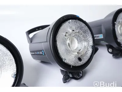 Studioblixtpaket med 2st Elinchrom D-lite2 och 2st D-lite RX2 m,m, (stort paket).