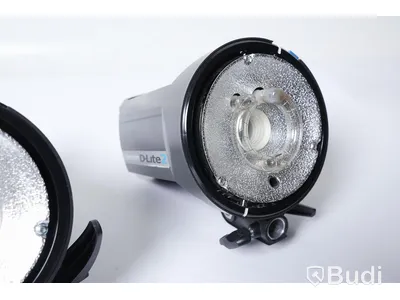 Studioblixtpaket med 2st Elinchrom D-lite2 och 2st D-lite RX2 m,m, (stort paket).