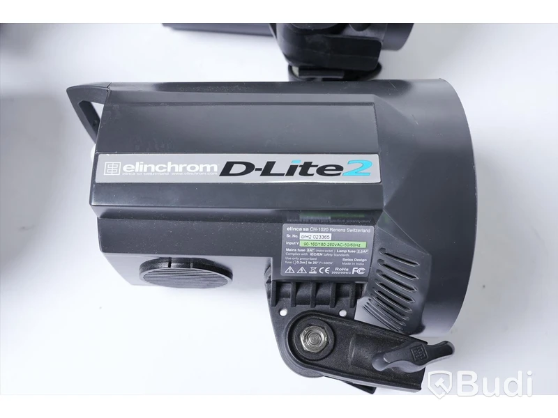 Studioblixtpaket med 2st Elinchrom D-lite2 och 2st D-lite RX2 m,m, (stort paket).
