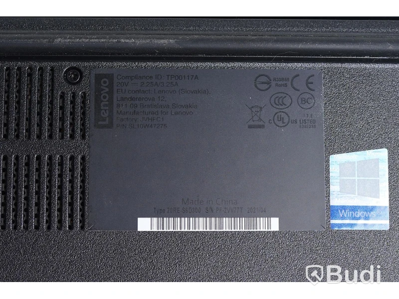 Bärbar dator/laptop - Lenovo ThinkPad E15, Intel Core i7, DDR4 16 384 MB, NVMe 476 GB.