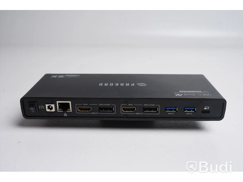 Dockningsstation - Prokord, Workplace Docking Station ISB-C Dual Monitor - Charge.