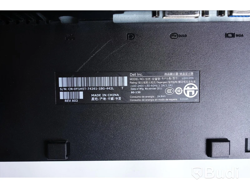 2 ST Olika Datorskärmar DELL U2414Hb, DELL U2412Mb