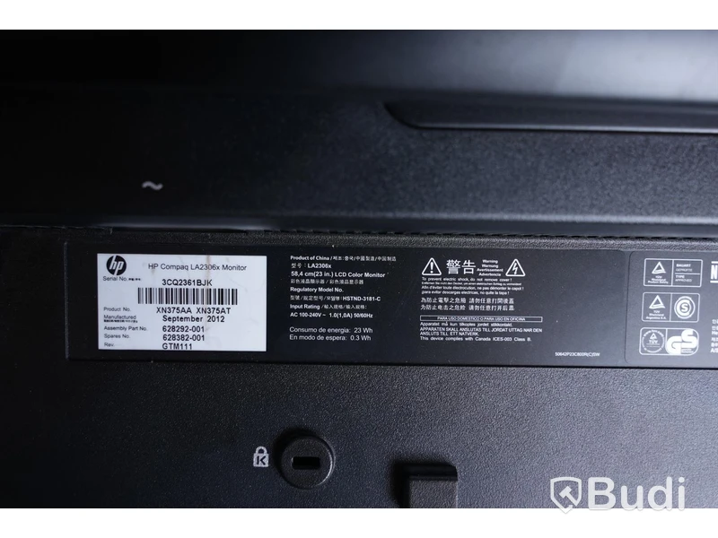 2 ST Datorskärmar HP HSTND3181C